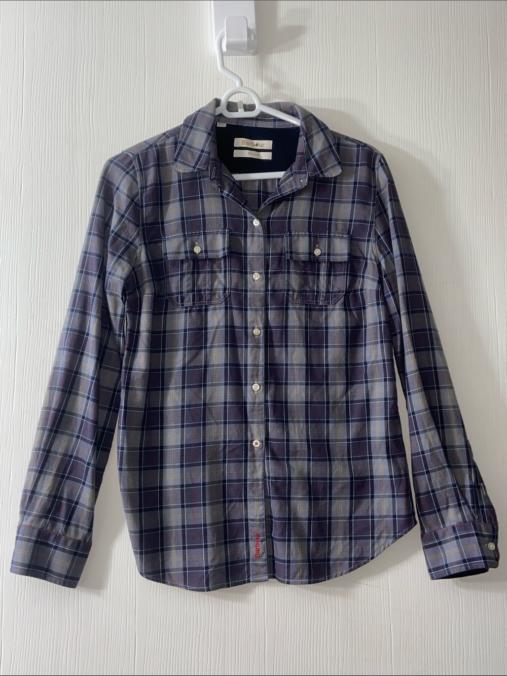 Women’s Barbour Northgate Modern Plaid Shirt – Size 6
